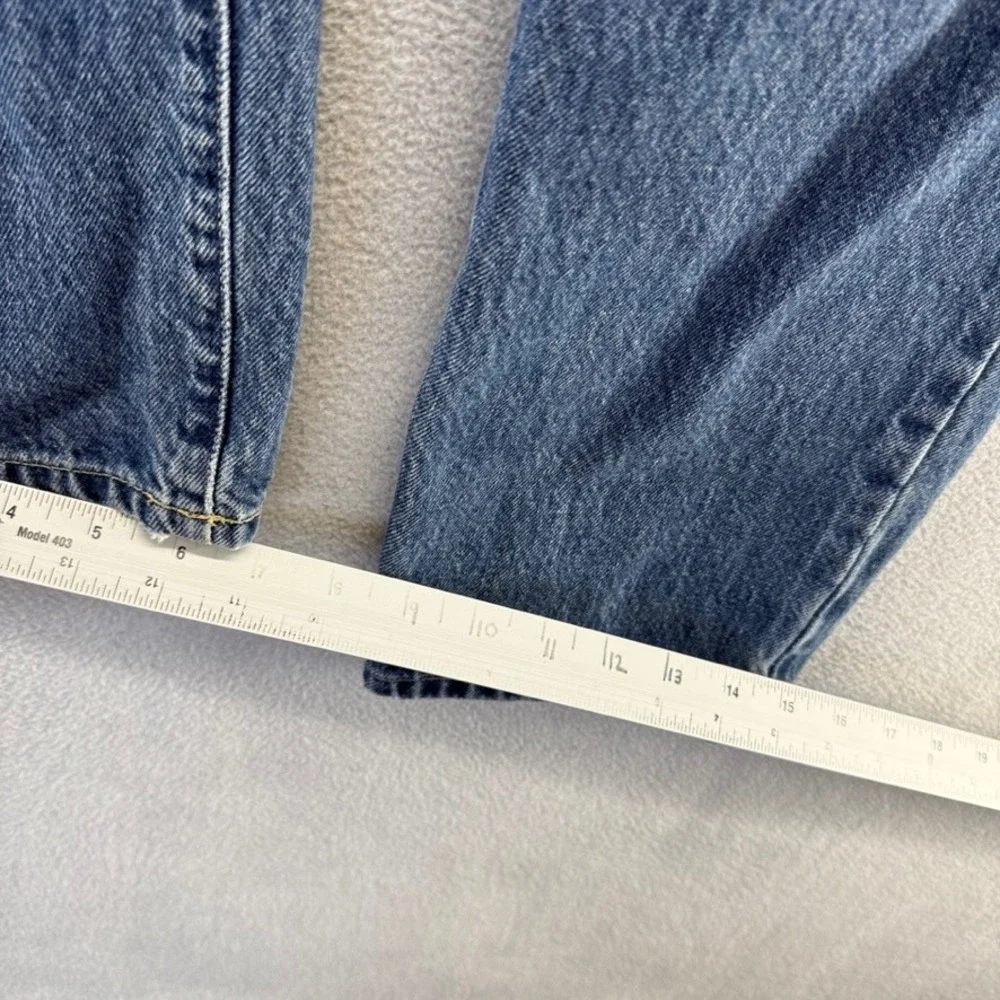 Vintage Banana Republic Jeans Womens 10 Blue Made In USA Button Fly Straight 90s